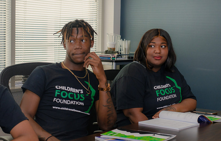 CFF participants in a classroom session