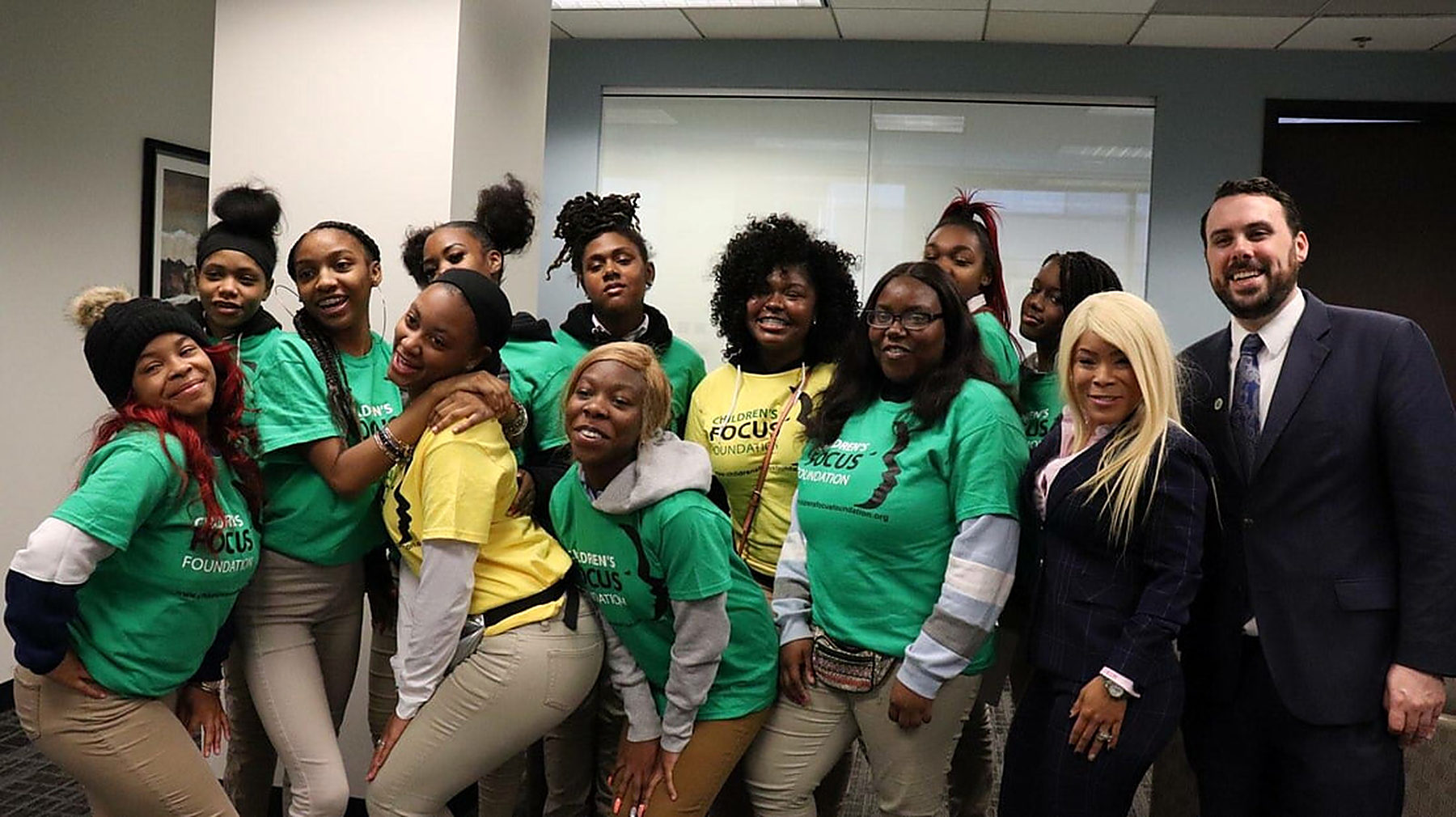 Children's Focus Foundation participants at a program event in Washington, D.C.